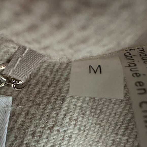 Calvin Klein Medium Winter Pea Coat Jacket Neutral Tan Taupe Work Lux Designer - Picture 9 of 12